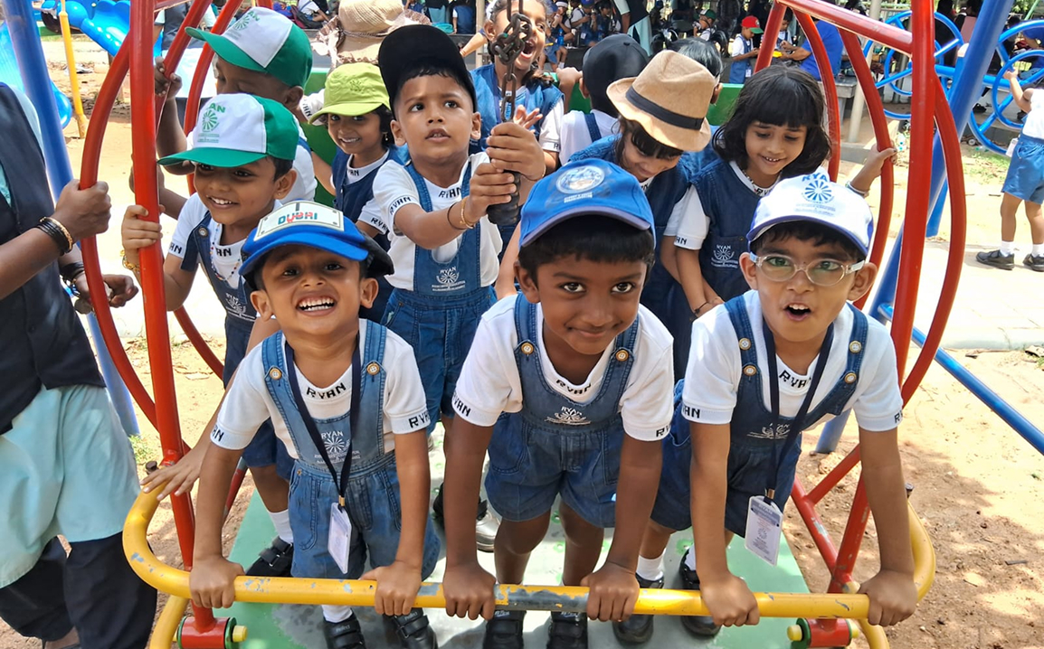 Our little Montessori stars had a joyful day at Kadri Park